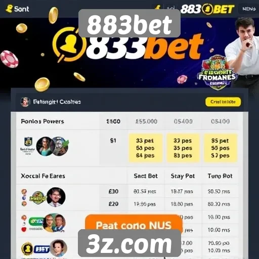 Promoções e bônus disponíveis no 883bet